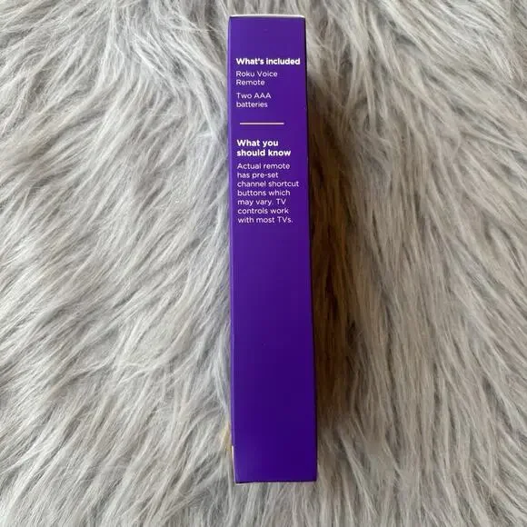 Roku Voice Remote Pro (RC-BR2) with Netflix/Disney+/AppleTV+/PrimeVideo - Picture 5 of 9